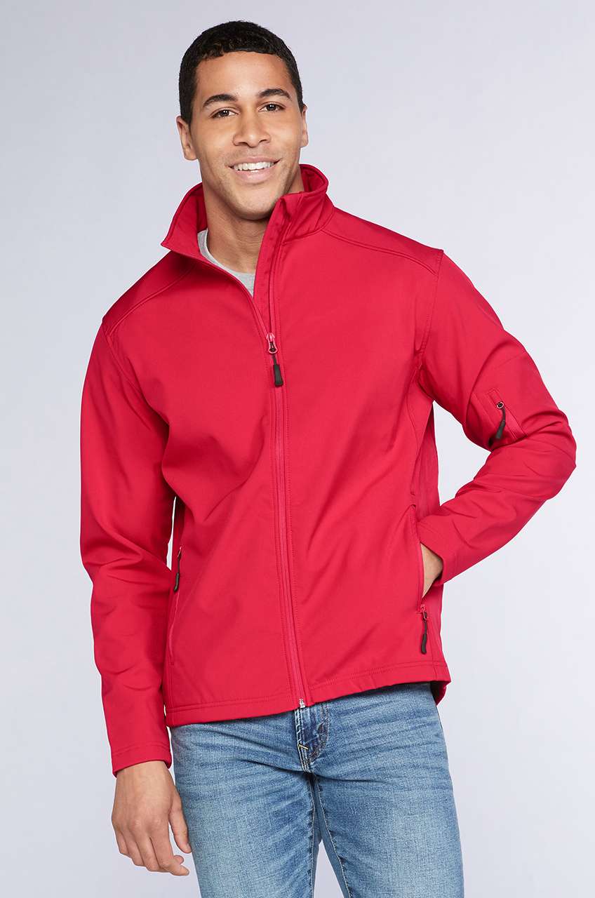 HAMMER UNISEX SOFTSHELL JACKET - Navy - modelimageurl