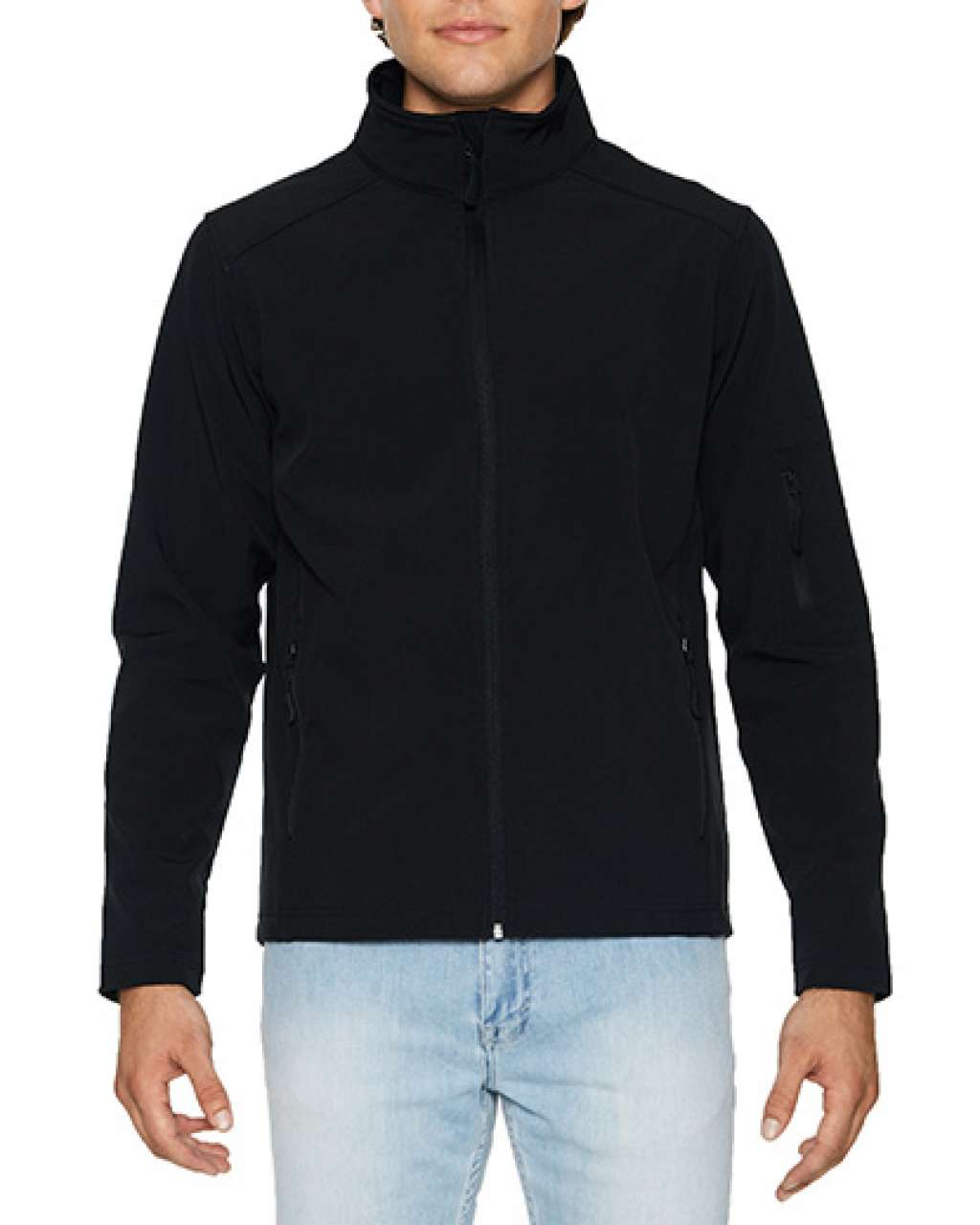 HAMMER UNISEX SOFTSHELL JACKET - Black - colorimageurl