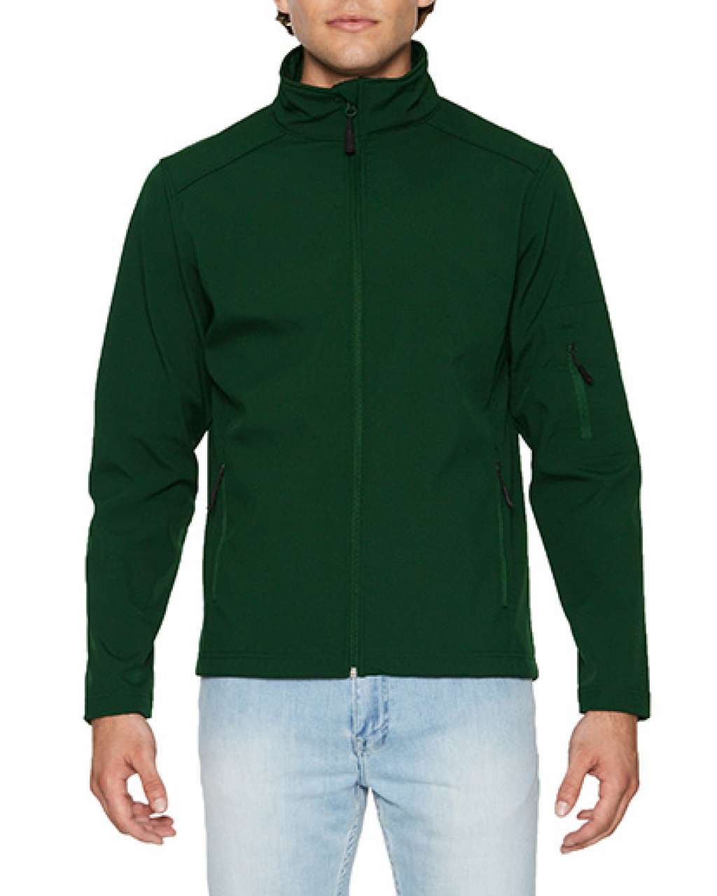 HAMMER UNISEX SOFTSHELL JACKET - Forest Green - colorimageurl