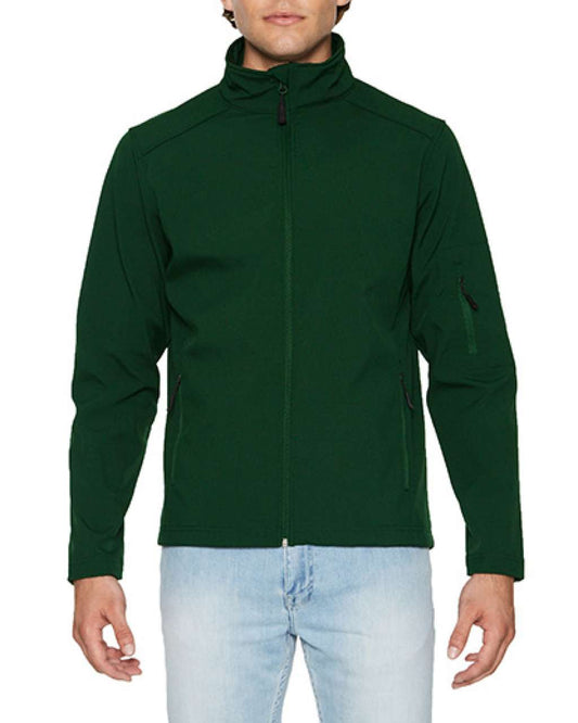 HAMMER UNISEX SOFTSHELL JACKET - Forest Green - colorimageurl