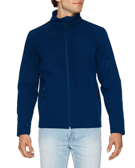 HAMMER UNISEX SOFTSHELL JACKET - Navy - colorimageurl