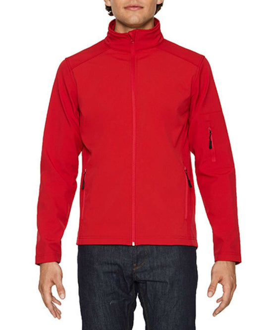 HAMMER UNISEX SOFTSHELL JACKET - Red - colorimageurl