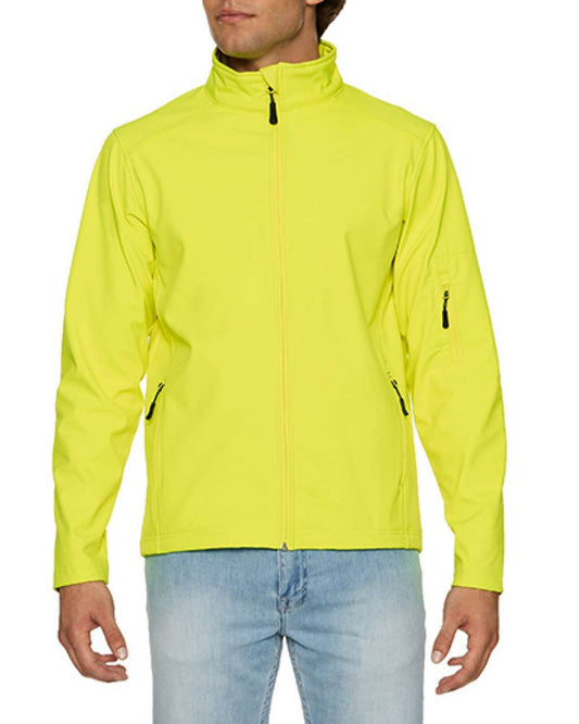 HAMMER UNISEX SOFTSHELL JACKET - Safety Green - colorimageurl