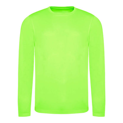 LONG SLEEVE COOL T - Electric Green - colorimageurl