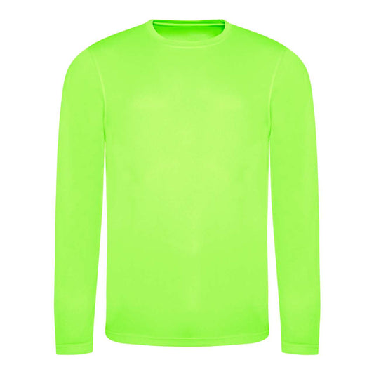 LONG SLEEVE COOL T - Electric Green - colorimageurl