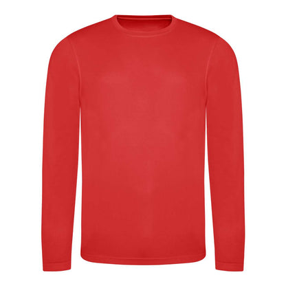 LONG SLEEVE COOL T - Fire Red - colorimageurl