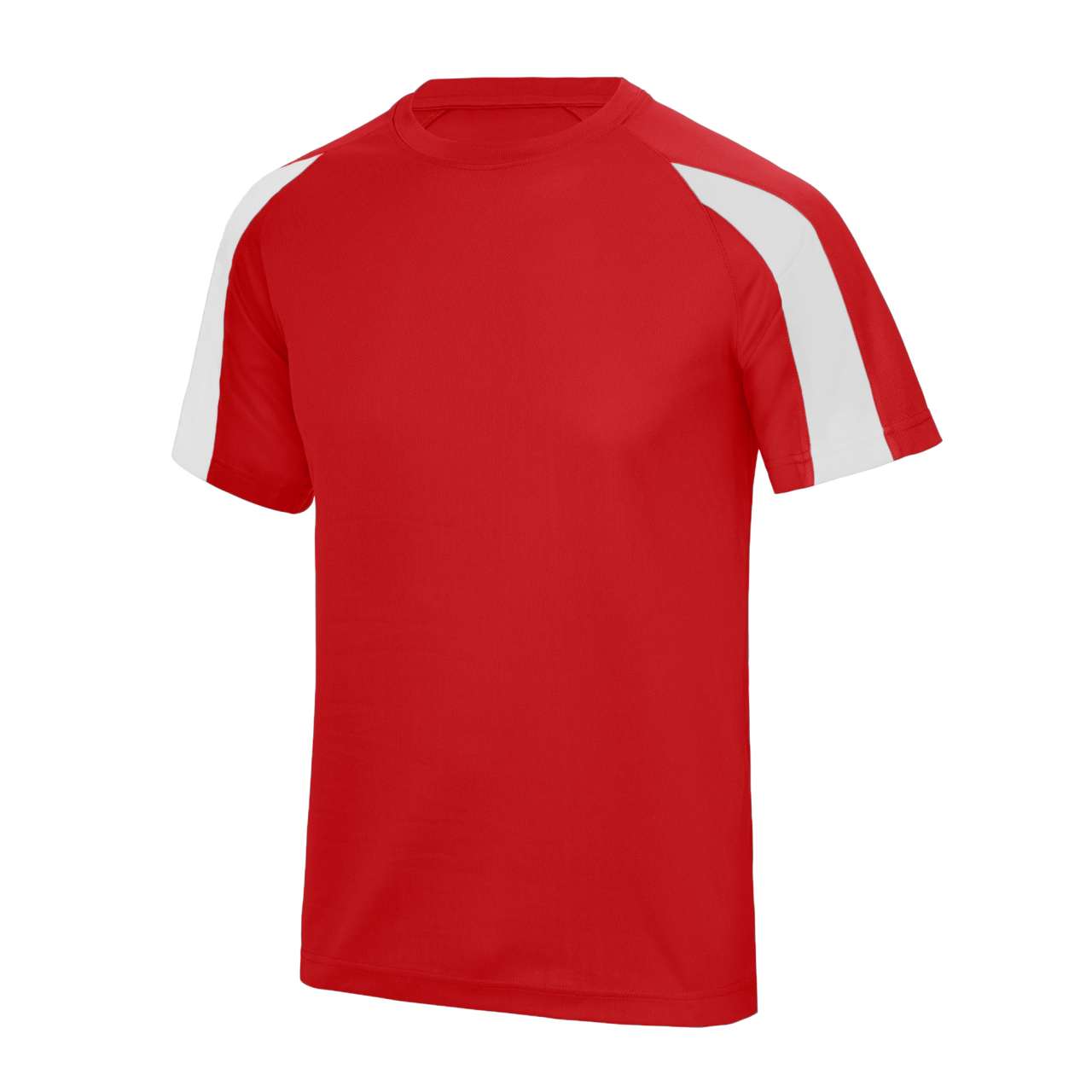 CONTRAST COOL T - Fire Red/Arctic White - colorimageurl