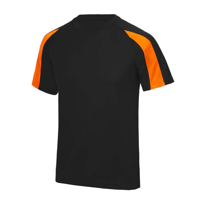 JC003 Jet Black/Electric Orange