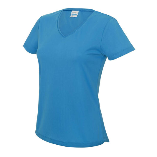 V NECK WOMEN'S COOL T - Sapphire Blue - Main