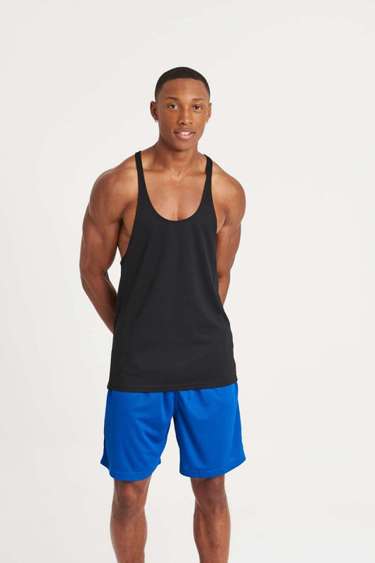 COOL MUSCLE VEST - Fire Red - colorimageurl