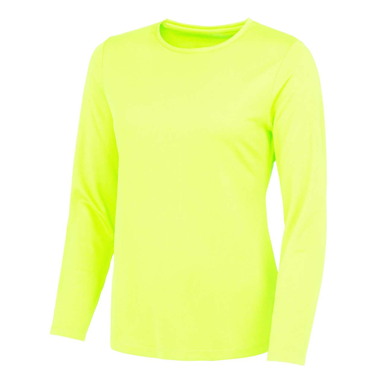 WOMEN'S LONG SLEEVE COOL T - Electric Yellow - colorimageurl