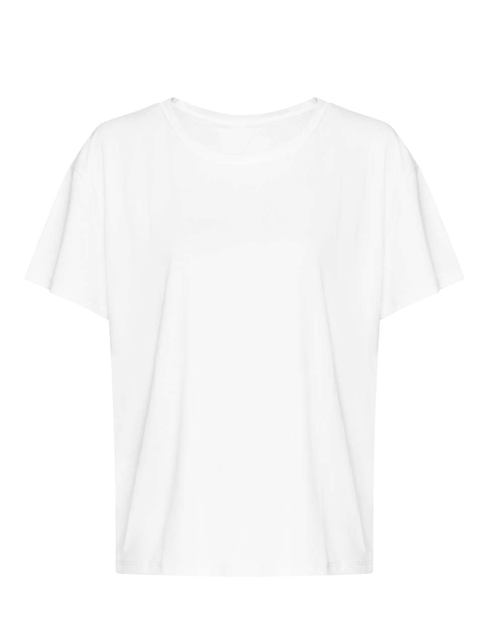 WOMEN'S OPEN BACK T - Arctic White - colorimageurl