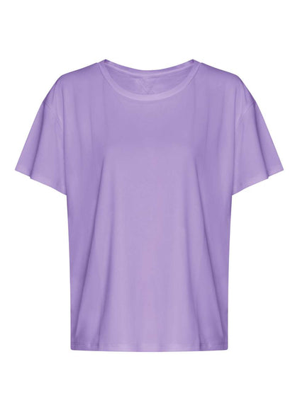 WOMEN'S OPEN BACK T - Digital Lavender - colorimageurl