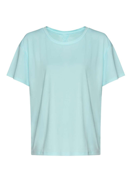 WOMEN'S OPEN BACK T - Mint - colorimageurl