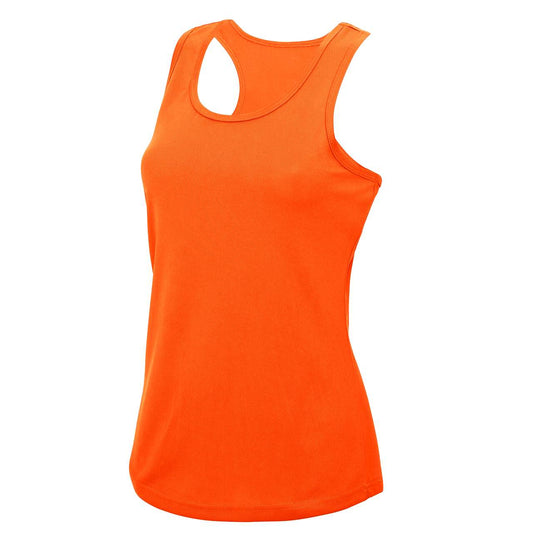 WOMEN'S COOL VEST - Electric Orange - colorimageurl
