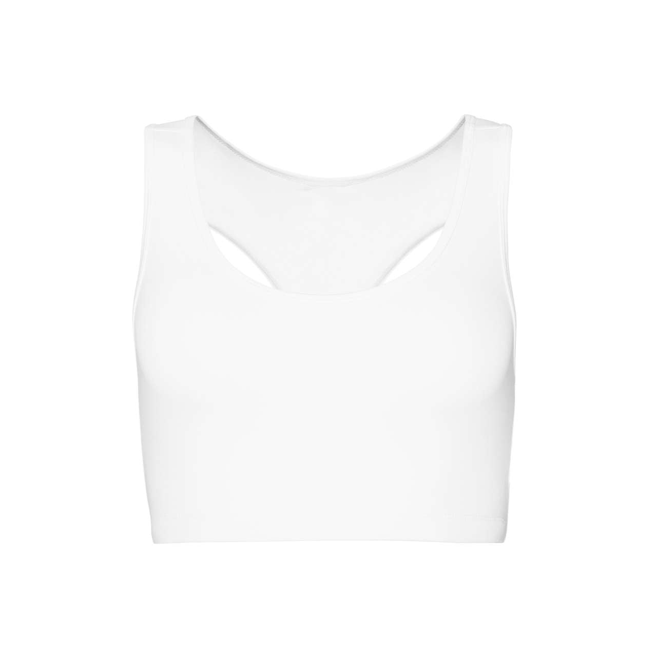WOMEN'S COOL SPORTS CROP TOP - Arctic White - colorimageurl