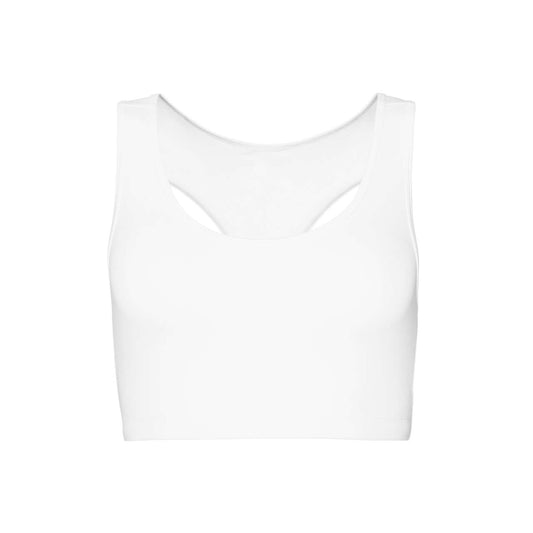 WOMEN'S COOL SPORTS CROP TOP - Arctic White - colorimageurl