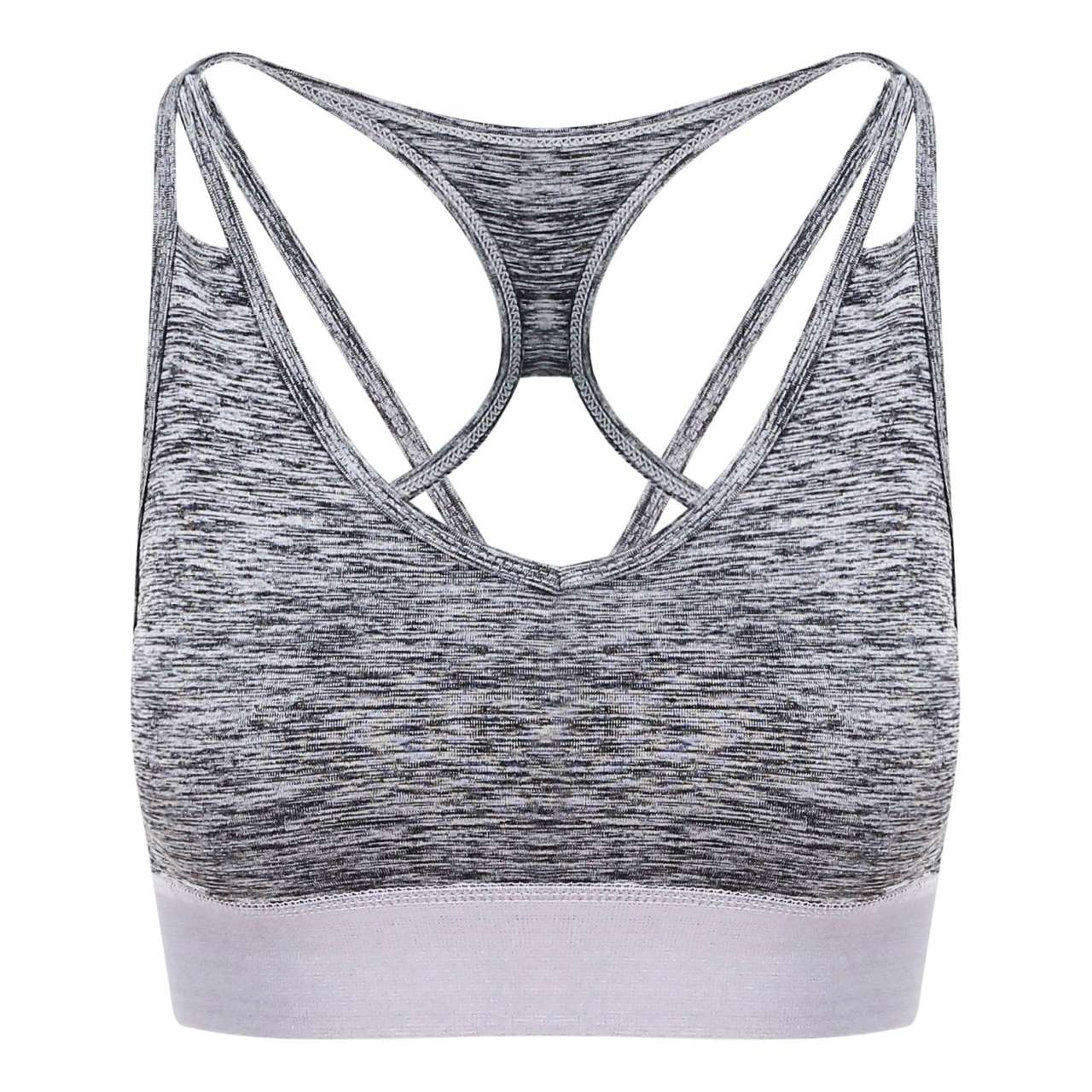 GIRLIE CROSS BACK CROP TOP - Jet Black - modelimageurl