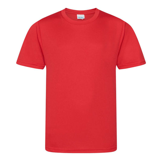KIDS COOL SMOOTH T - Fire Red - colorimageurl