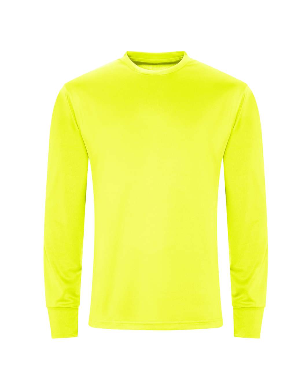 LONG SLEEVE ACTIVE T - Electric Yellow - colorimageurl