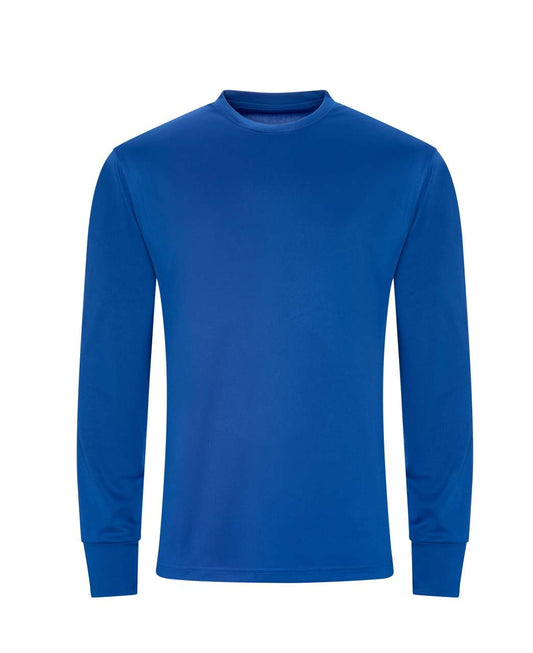 LONG SLEEVE ACTIVE T - Royal Blue - colorimageurl