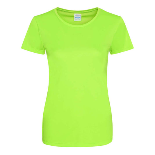 WOMEN'S COOL SMOOTH T - Electric Green - colorimageurl