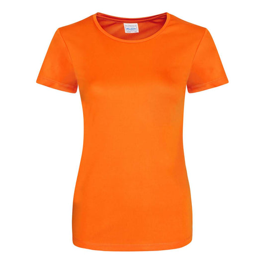 WOMEN'S COOL SMOOTH T - Electric Orange - colorimageurl