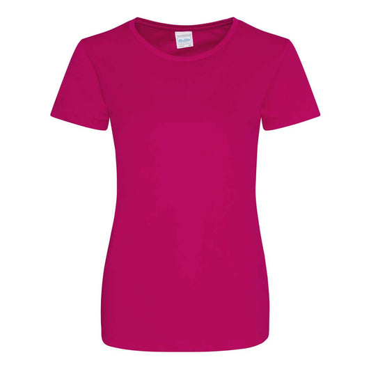 WOMEN'S COOL SMOOTH T - Hot Pink - colorimageurl