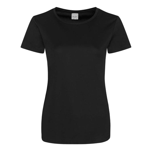 WOMEN'S COOL SMOOTH T - Jet Black - colorimageurl