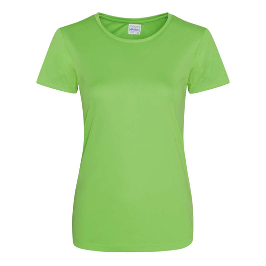 WOMEN'S COOL SMOOTH T - Lime Green - colorimageurl