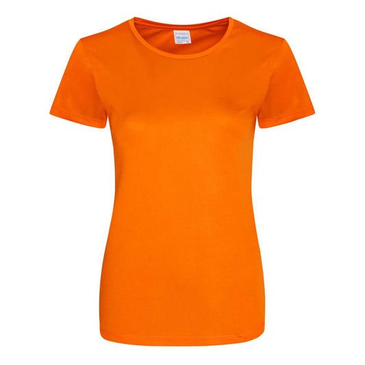 WOMEN'S COOL SMOOTH T - Orange Crush - colorimageurl