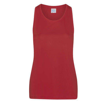 WOMEN'S COOL SMOOTH SPORTS VEST - Arctic White - modelimageurl