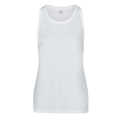 WOMEN'S COOL SMOOTH SPORTS VEST - Arctic White - colorimageurl