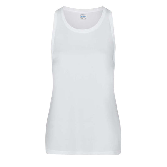 WOMEN'S COOL SMOOTH SPORTS VEST - Arctic White - colorimageurl