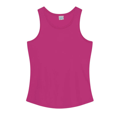 WOMEN'S COOL SMOOTH SPORTS VEST - Hot Pink - colorimageurl