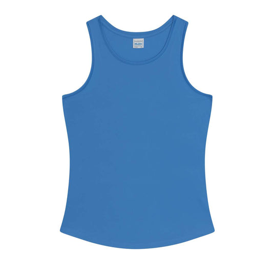 WOMEN'S COOL SMOOTH SPORTS VEST - Sapphire Blue - colorimageurl