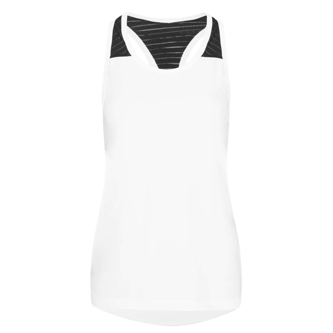 WOMEN'S COOL SMOOTH WORKOUT VEST - Arctic White/Jet Black - colorimageurl