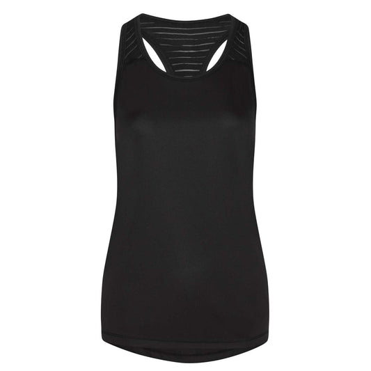 WOMEN'S COOL SMOOTH WORKOUT VEST - Jet Black/Jet Black - colorimageurl