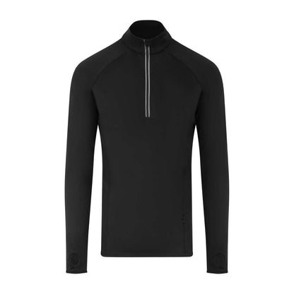 COOL FLEX 1/2 ZIP TOP - Jet Black - colorimageurl