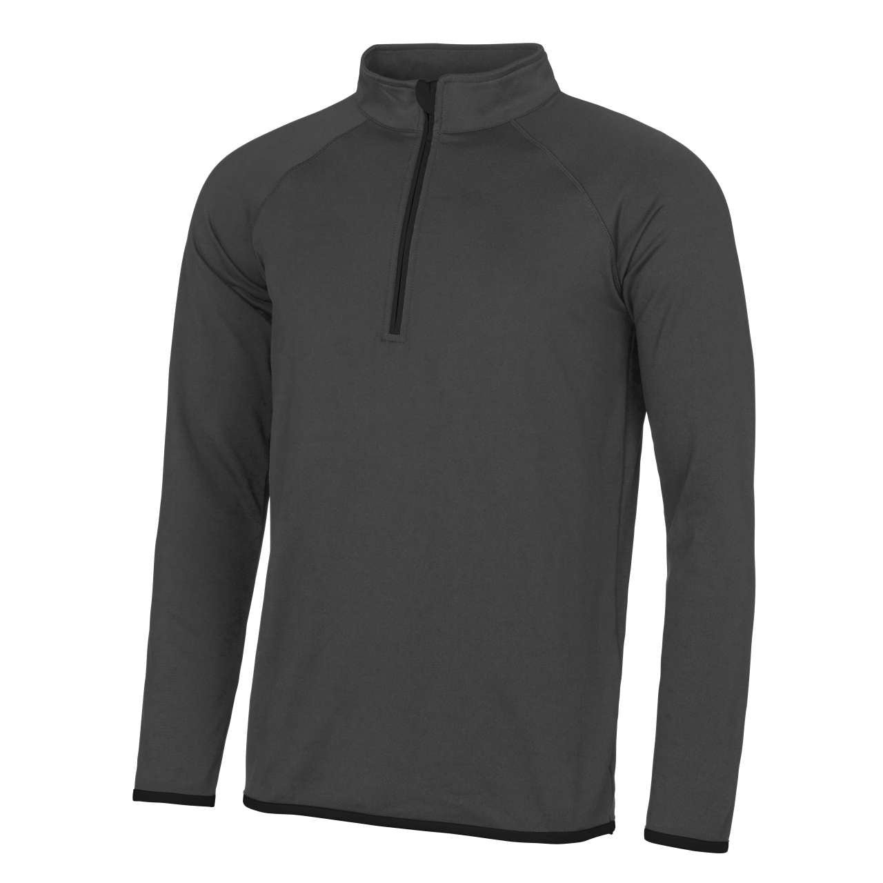 MEN'S COOL 1/2 ZIP SWEAT - Charcoal/Jet Black - colorimageurl
