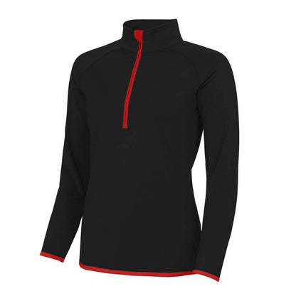 JC036 Jet Black/Fire Red