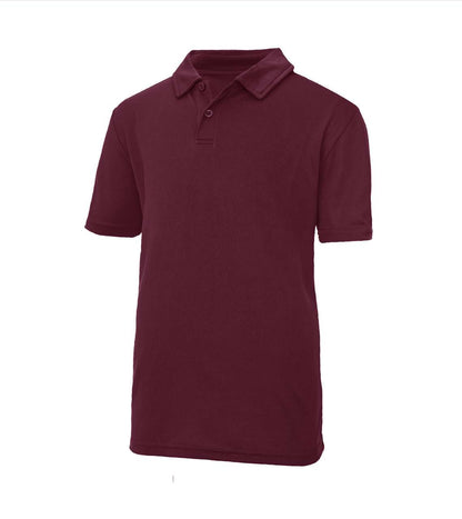 KIDS COOL POLO - Burgundy - colorimageurl