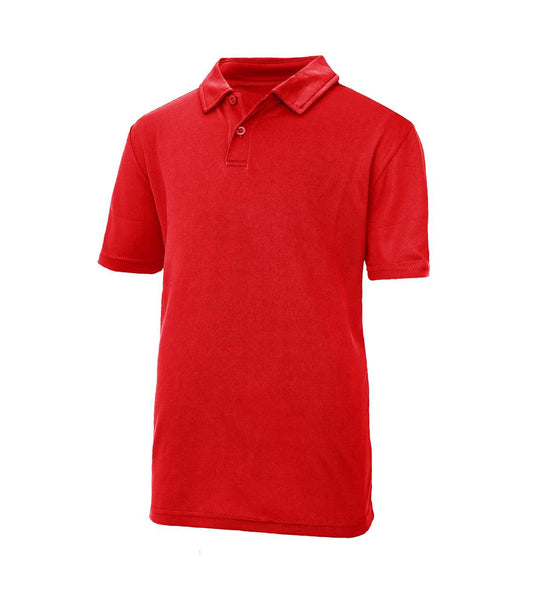 KIDS COOL POLO - Fire Red - colorimageurl