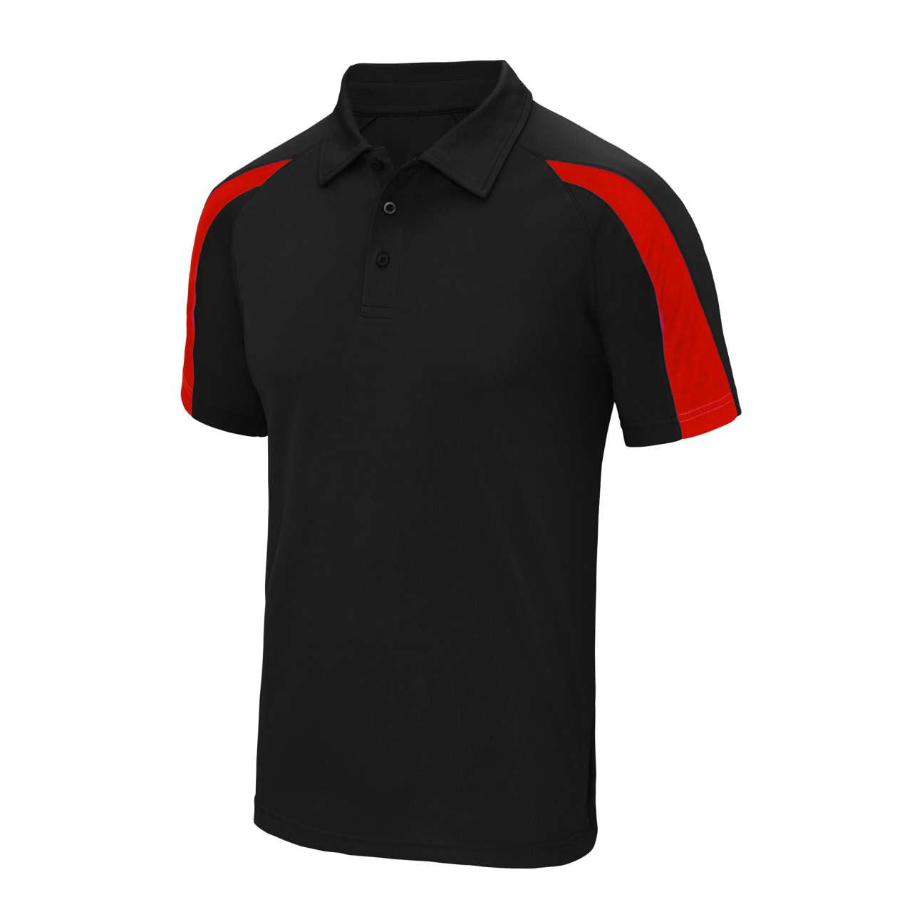 JC043 Jet Black/Fire Red