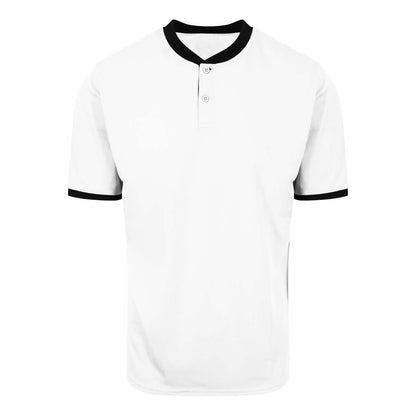 COOL STAND COLLAR SPORTS POLO - Sapphire Blue/Arctic White - Model