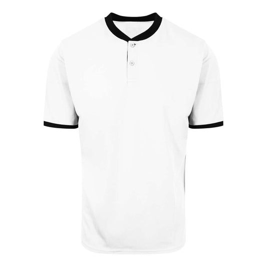 COOL STAND COLLAR SPORTS POLO - Arctic White/Jet Black - Main