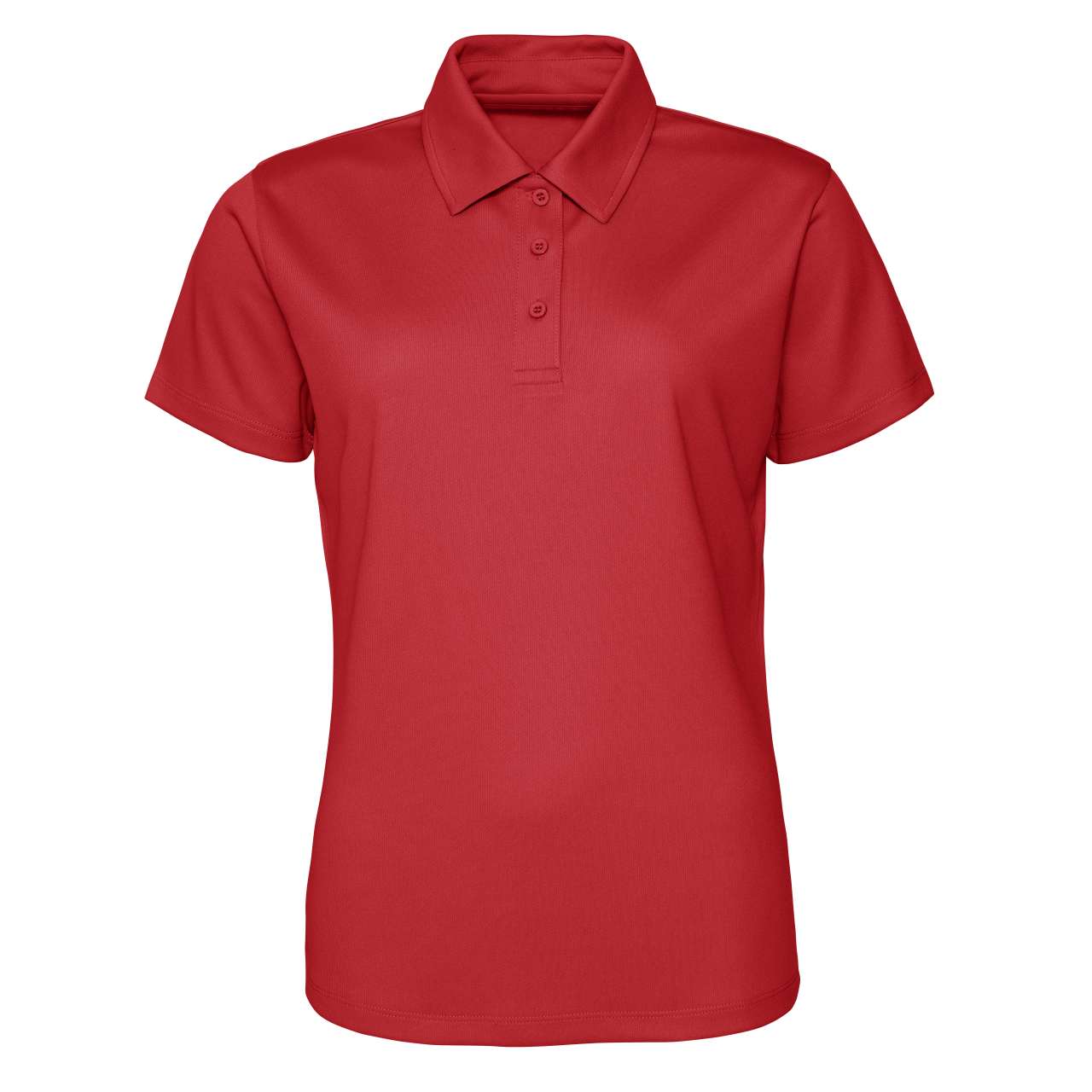 WOMEN'S COOL POLO - Fire Red - colorimageurl