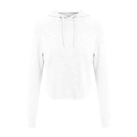 GIRLIE CROSS BACK HOODIE - Arctic White - colorimageurl