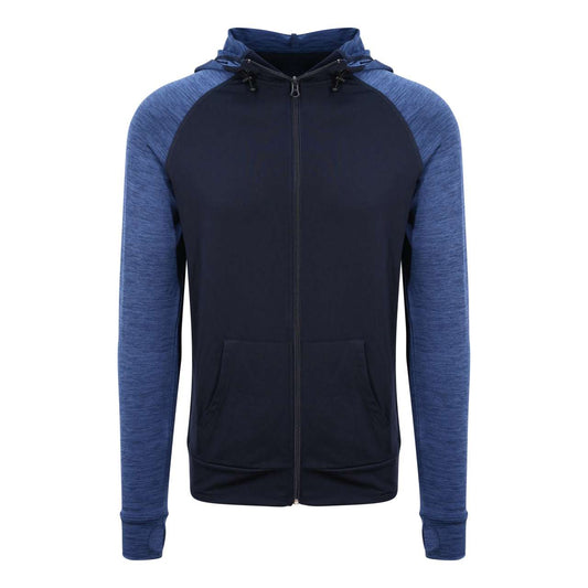 MEN'S COOL CONTRAST ZOODIE - Navy/Navy Melange - colorimageurl