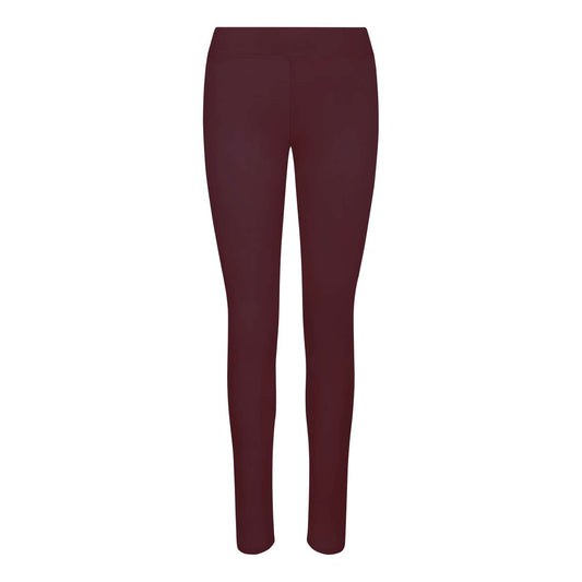 WOMEN'S COOL WORKOUT LEGGING - Burgundy - colorimageurl